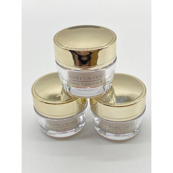 3 Estée Lauder Revitalizing Supreme + Bright Power Soft Creme 0.5 oz/15ml - Picture 2 of 6